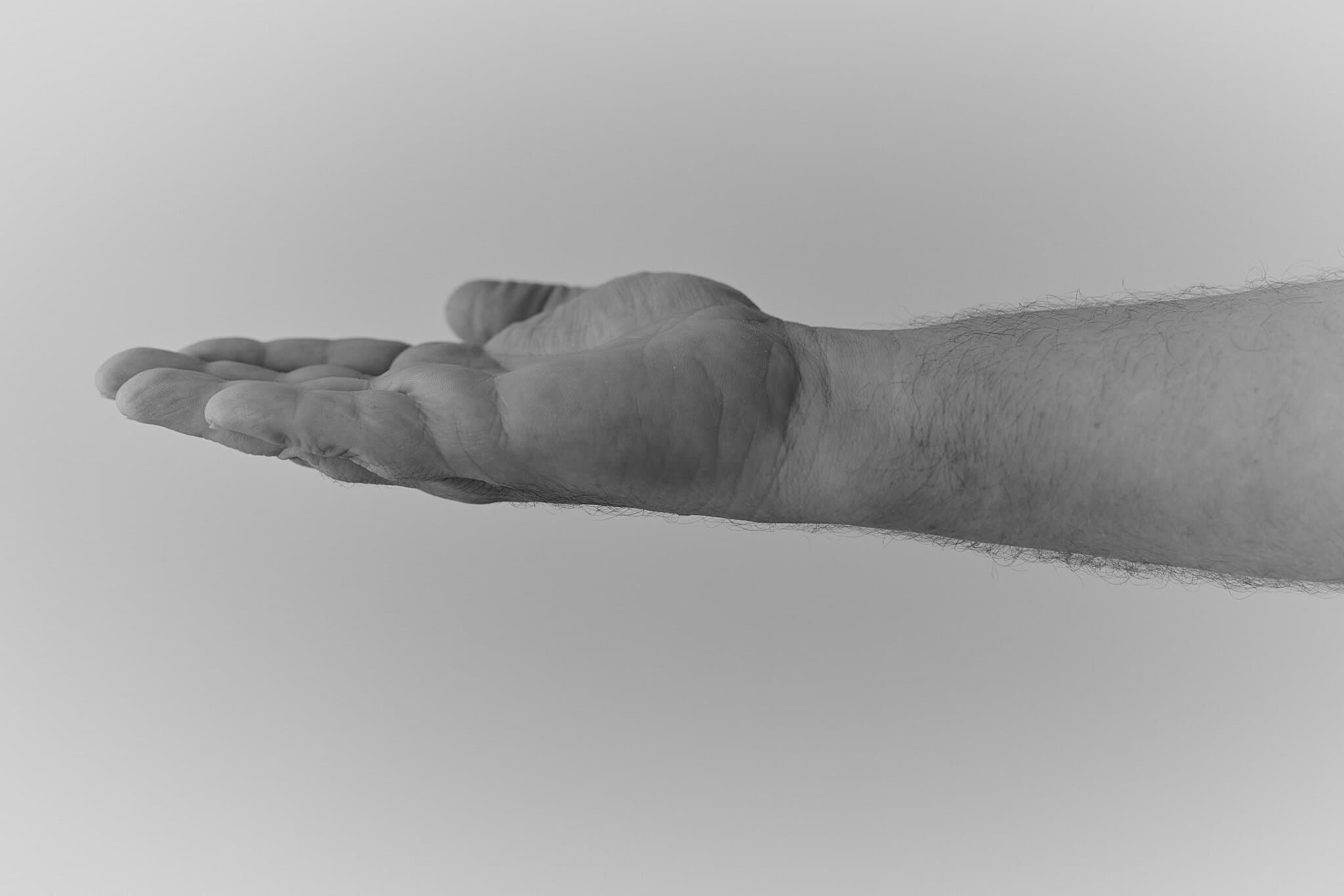 Ausgestreckter Arm